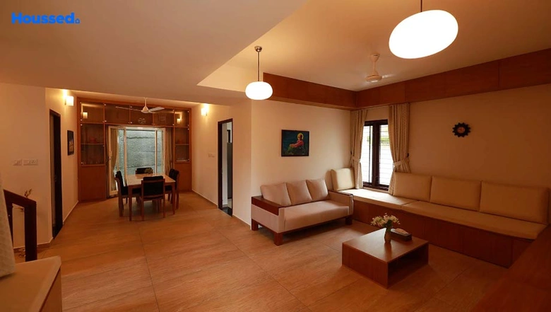Living Room of Classic Tropicana Hills in Kakkanad, Kochi - Image 175469