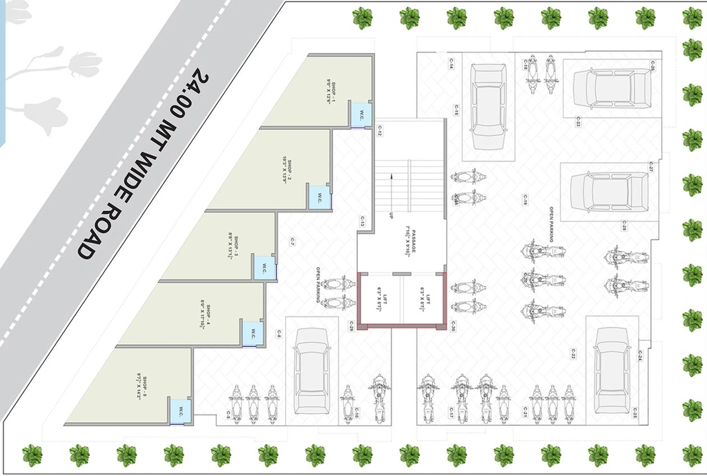Master Plan of Rajeshkumar MD Residency in Amroli, Surat - Image 175619