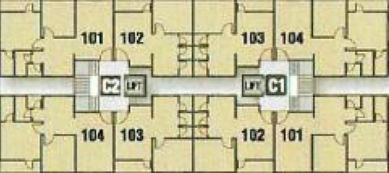 Floor Plan of Vishwas Opera Prince in Kamrej, Surat - Image 175692