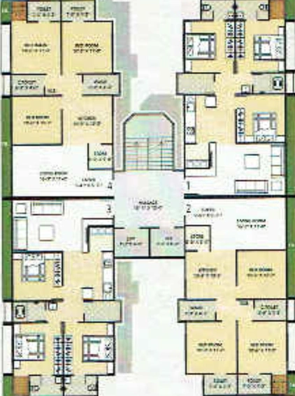 Floor Plan of Amorina Park View in Nana Varachha, Surat - Image 175712