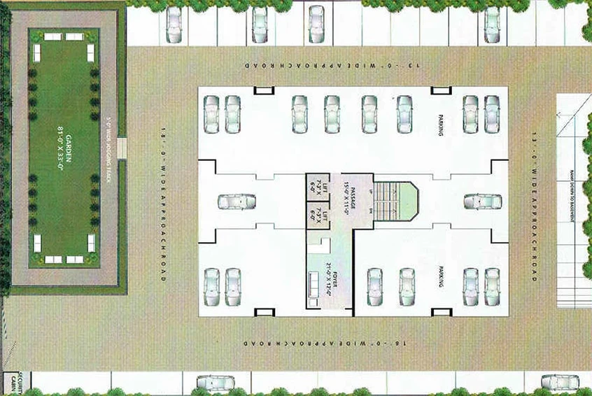 Master Plan of Amorina Park View in Nana Varachha, Surat - Image 175713