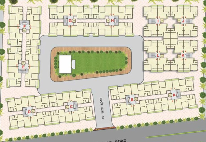 Master Plan of Pramukh Avenue in Variav, Surat - Image 175750
