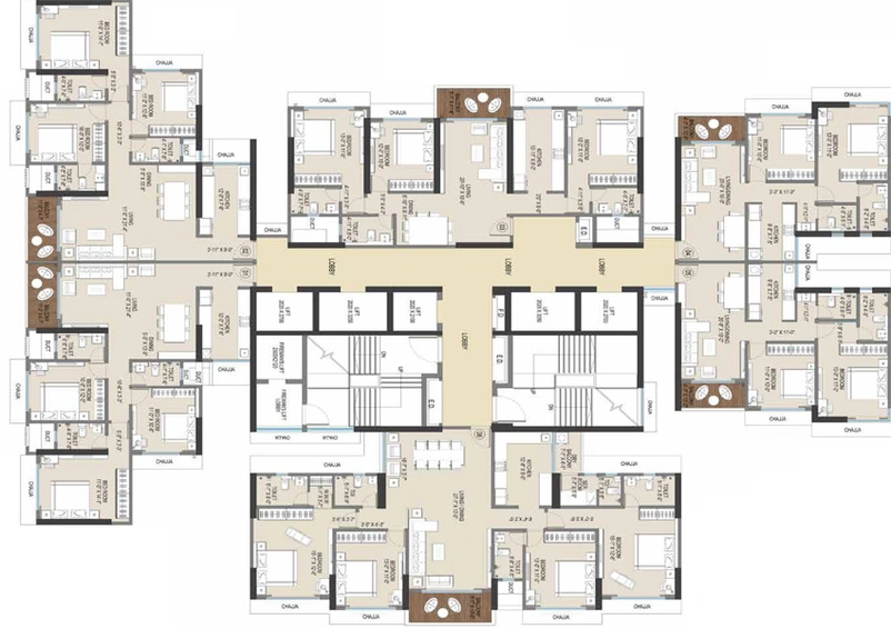 Floor Plan of Royal Bliss in Malad West, Mumbai - Image 114876