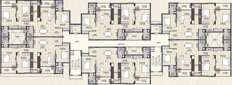Floor Plan of Ashiana Elegance in Patia, Bhubaneswar - Image 175974