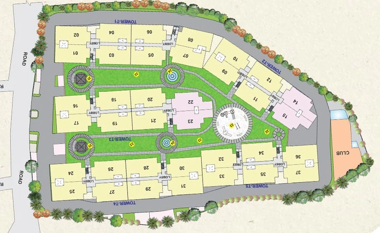 Master Plan of Ashiana Elegance in Patia, Bhubaneswar - Image 175975