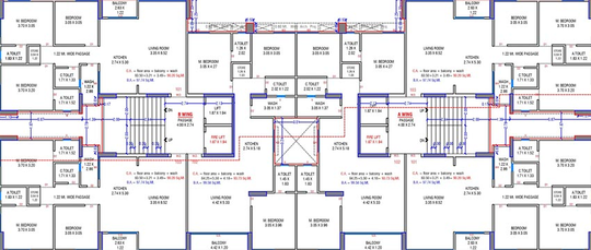 Floor Plan of Khushi Nilkanth Imperia in Katargam, Surat - Image 176039