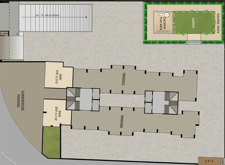 Master Plan of Jay Om Riviera in Singanpor, Surat - Image 176109