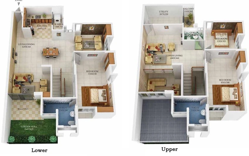 3 BHK Duplex in Nest The World in Aluva, Kochi - Image 818550
