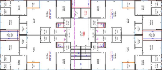 Floor Plan of Balaji Pushkar Hill in Variav, Surat - Image 176394