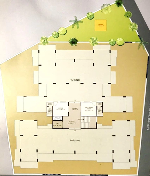 Master Plan of Aaviskaar Enclave in Bamroli, Surat - Image 176455