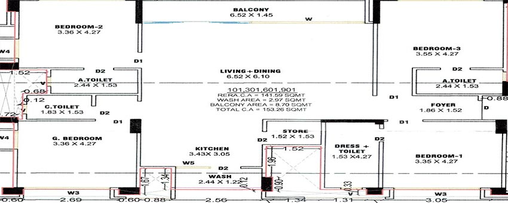 4 BHK Flat in Silverstone Acacia in Dumas Road, Surat - Image 818640
