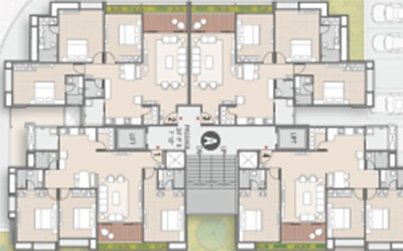 Floor Plan of 127 Altura in Pal, Surat - Image 176587