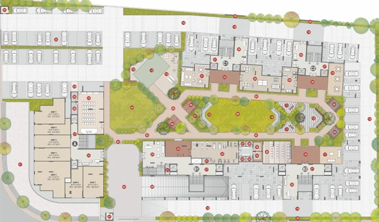 Master Plan of 127 Altura in Pal, Surat - Image 176588