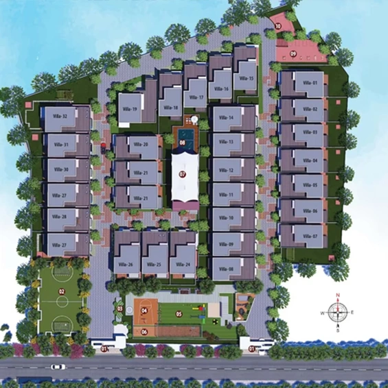 Master Plan of Markon Lake Waters in Muthasandra, Bangalore - Image 176664