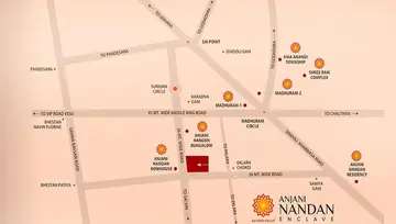 Location of Aatman Anjani Nandan Enclave - Image 176654