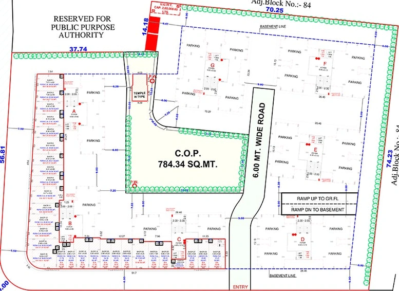 Master Plan of Aatman Anjani Nandan Enclave in Choryasi, Surat - Image 176656
