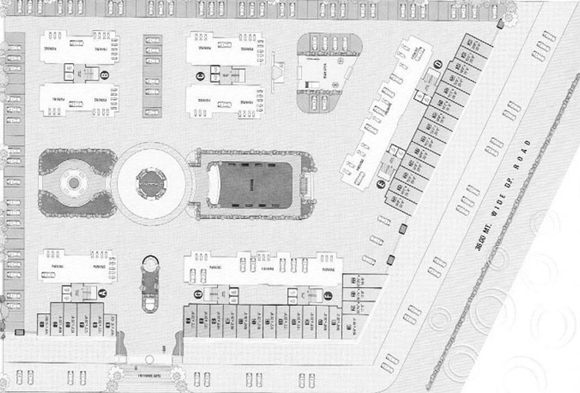 Master Plan of SV Amber Palace in Kamrej, Surat - Image 176694