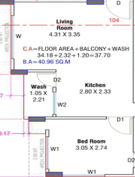1 BHK Flat in Vision Ananta Vandemataram in Mota Varachha, Surat - Image 818705