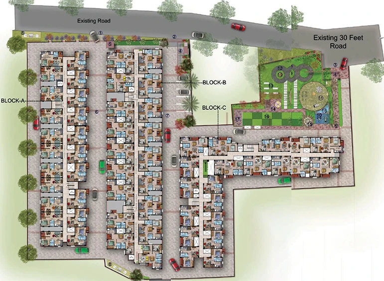 Master Plan of Town Millennial City in Thudiyalur, Coimbatore - Image 176896
