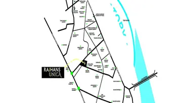 Location of Rajhans Unica - Image 177029