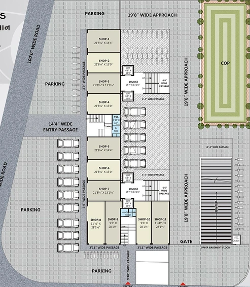 Master Plan of Ramkunj Icon in Bhestan, Surat - Image 177040