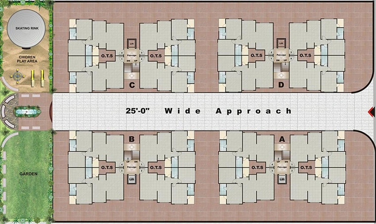 Master Plan of Rameshwaram Campus in Adajan, Surat - Image 177055
