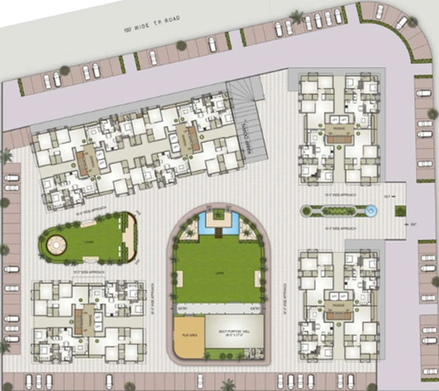 Master Plan of Rameshwaram Hills in Bamroli, Surat - Image 177125