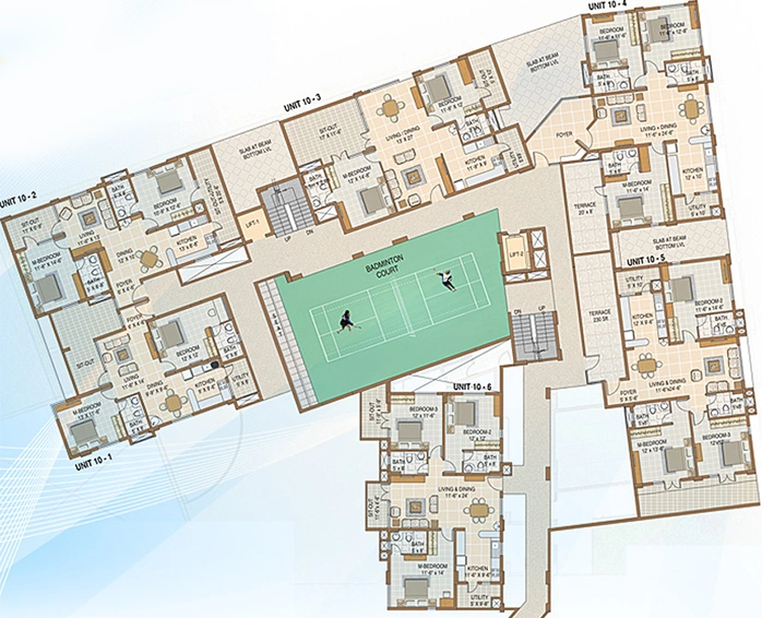 Floor Plan of Nester Raga in Mahadevapura, Bangalore - Image 177385