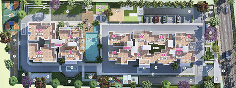 Master Plan of Pride Euphora in Old Madras Road, Bangalore - Image 177393