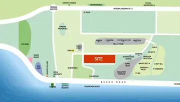 Location of Aditya Ocean Heights - Image 177299