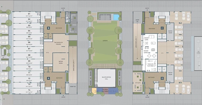 Master Plan of Avyanna Marvella in Shela, Ahmedabad - Image 177652