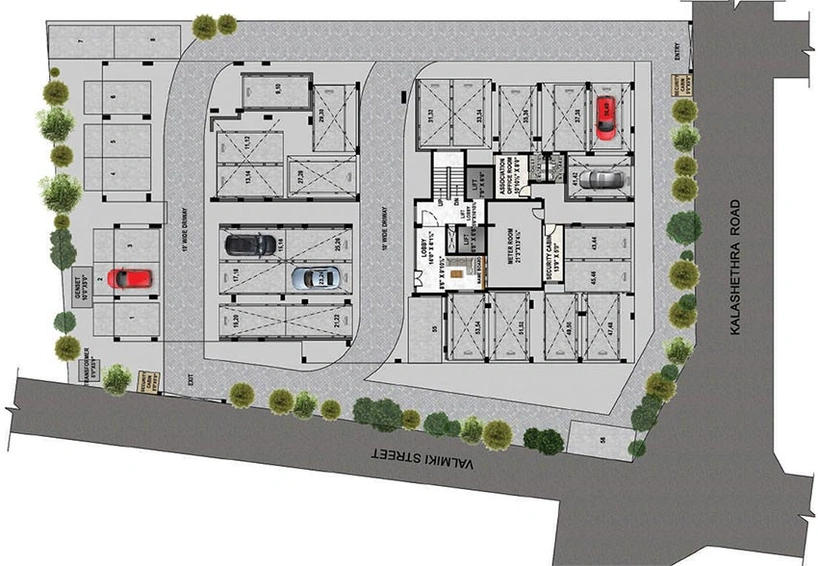 Master Plan of Vibrant Ishana in Thiruvanmiyur, Chennai - Image 177748