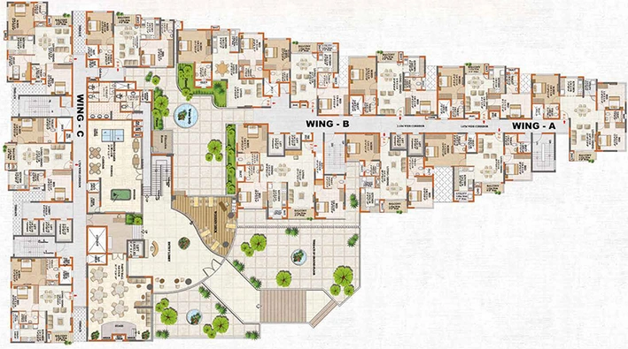 Floor Plan of Ahad Opus in Sarjapur Road, Bangalore - Image 177902