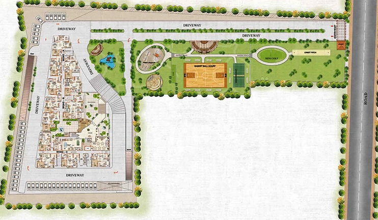 Master Plan of Ahad Opus in Sarjapur Road, Bangalore - Image 177903