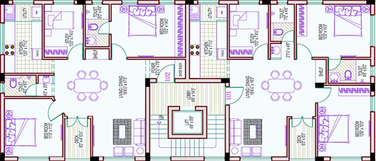 Floor Plan of Harmony SG Enclave in Saligramam, Chennai - Image 178013