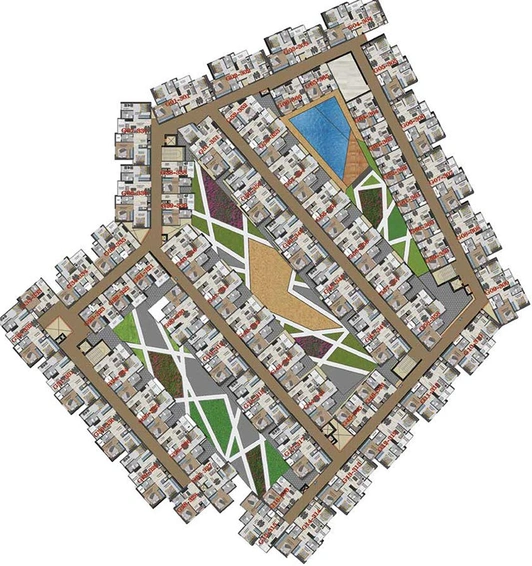 Floor Plan of Sowparnika Flamenco in Sarjapur Road, Bangalore - Image 178019