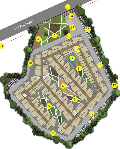 Master Plan of Sowparnika Flamenco in Sarjapur Road, Bangalore - Image 178020