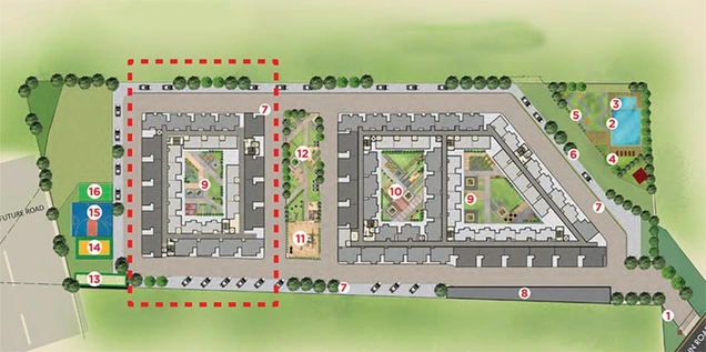 Master Plan of Sowparnika Indradhanush 2 in Hoskote, Bangalore - Image 178065
