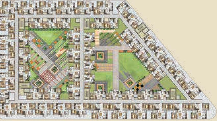 Floor Plan of Sowparnika Shivadhanush in Hoskote, Bangalore - Image 178104