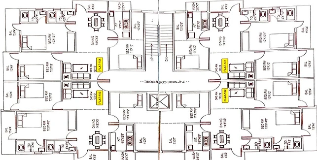 Floor Plan of Shanti Banshidhar Circle in Kokar, Ranchi - Image 178134
