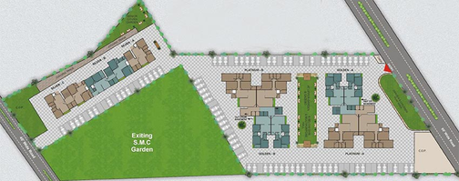 Master Plan of General Royal Orchid in Rander, Surat - Image 178222