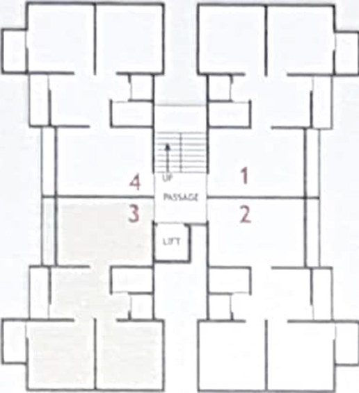 Floor Plan of Laxmi Rushikesh Enclave in Limbayat, Surat - Image 178291