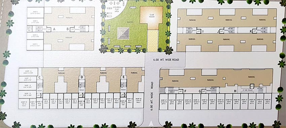 Master Plan of Laxmi Rushikesh Enclave in Limbayat, Surat - Image 178292