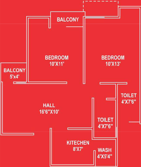 2 BHK Flat in PGH People High Rise in Bhanpur, Bhopal - Image 819228