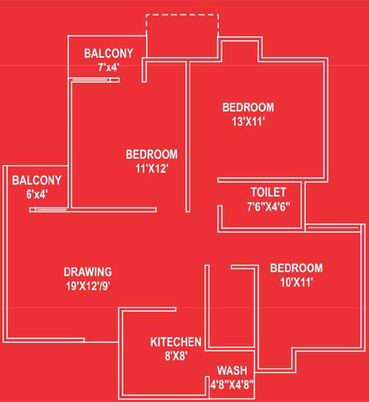 3 BHK Flat in PGH People High Rise in Bhanpur, Bhopal - Image 819229
