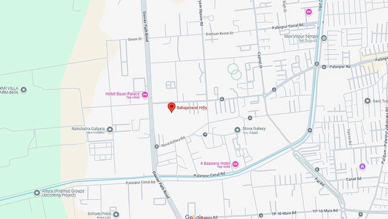 Location of Hari Sahajanand Hills in Palanpur, Surat - Image 178315