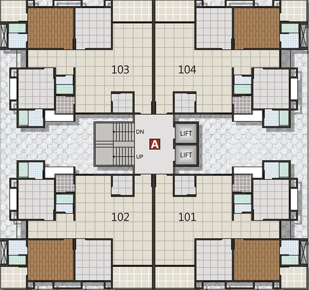 Floor Plan of Sahajanand Harmony in Kamrej, Surat - Image 178336