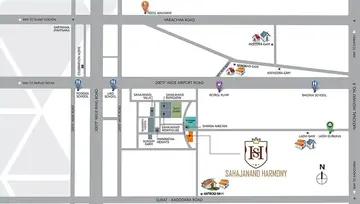Location of Sahajanand Harmony - Image 178335