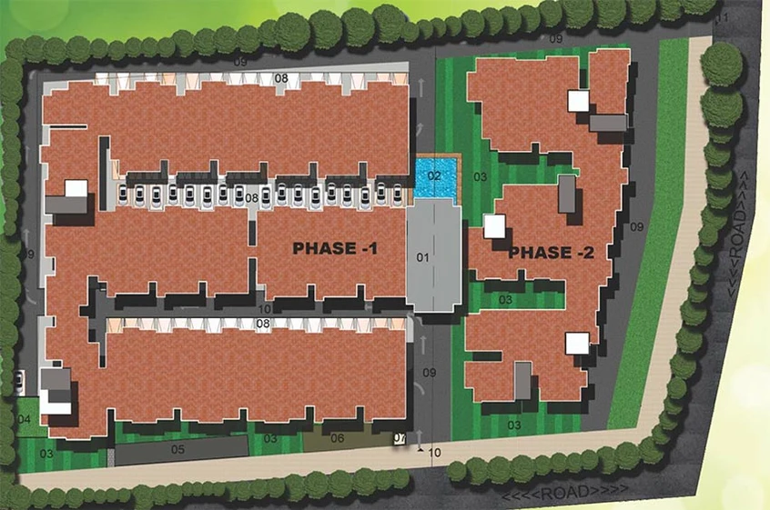 Master Plan of Sowparnika Tharangini in Sarjapur Road, Bangalore - Image 178361
