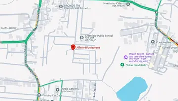 Location of Affinity Brundaavana - Image 178455